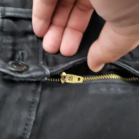 Signature Levi Strauss Womens Mid Rise Skinny Jeans Black 12S W31 L28 - Picture 11 of 11